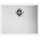 Fregadero sobre encimera TEKA TEGRANITE SQUARE 50.40 TG BLANCO ARTICO. 115230024, Una cubeta, Color especial, acabado sintético